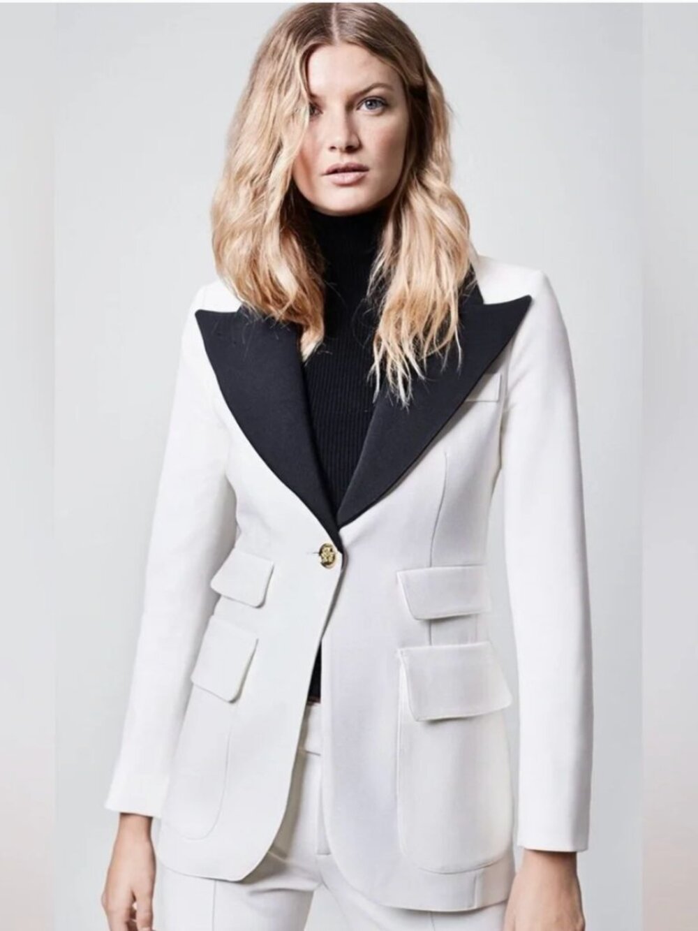 Smythe Birkin block colour blazer - size 10